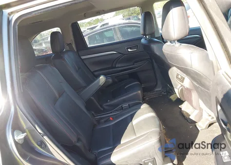 2019 Toyota Highlander Se from USA, damaged, VIN 5TDJZRFH8KS617805